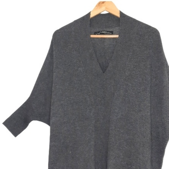 ALLSAINTS Lambswool Cashmere Sweater Dress Short Knit Mini Layering 35” Length - Picture 2 of 10